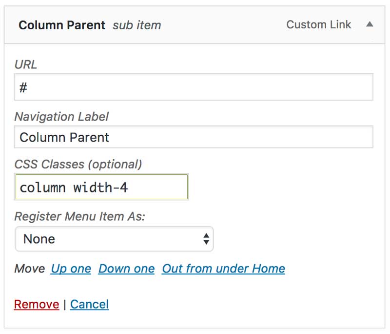 Register Parent Link