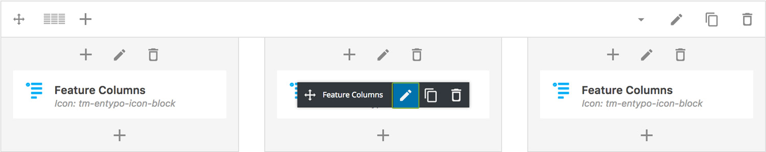 Feature Columns Settings