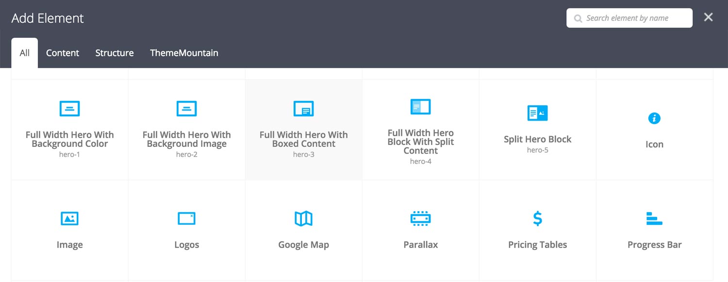 Hero 3 Section Settings