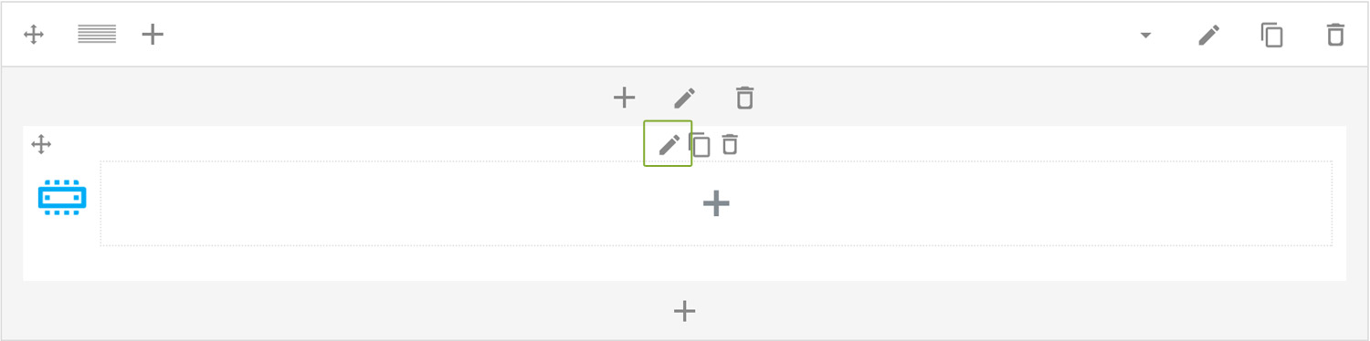 Parallax Section Settings