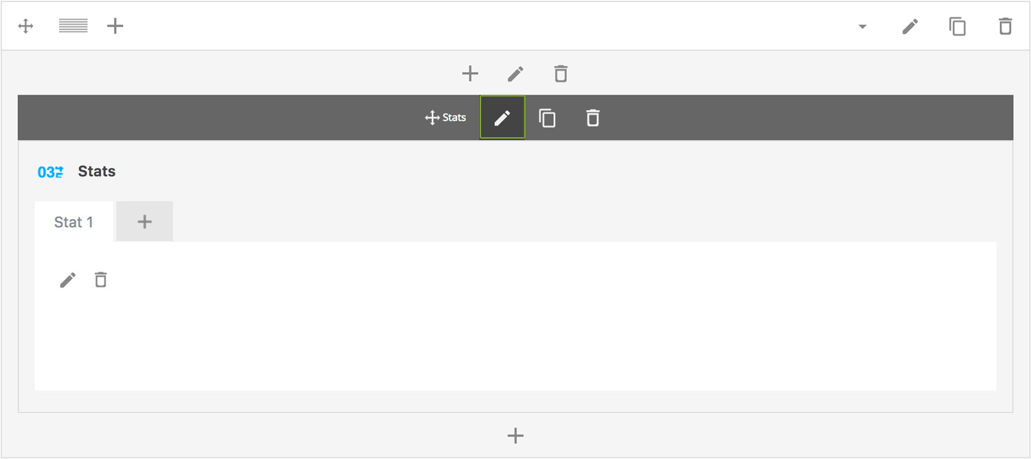 Stats Section Settings