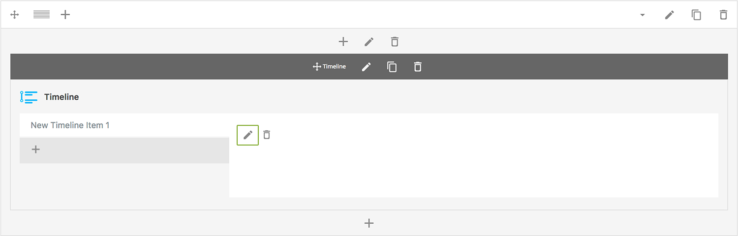Timeline Add Content