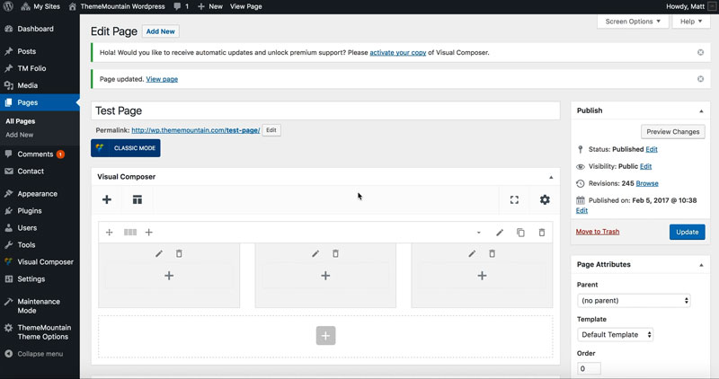 Using the button shortcode